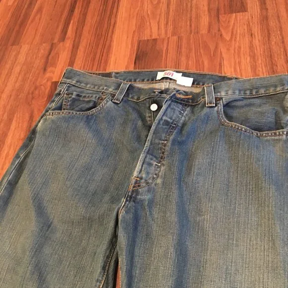 Levi's 501 XX Jeans Mens W38 x L30 Straight Leg Button Fly - Picture 2 of 12